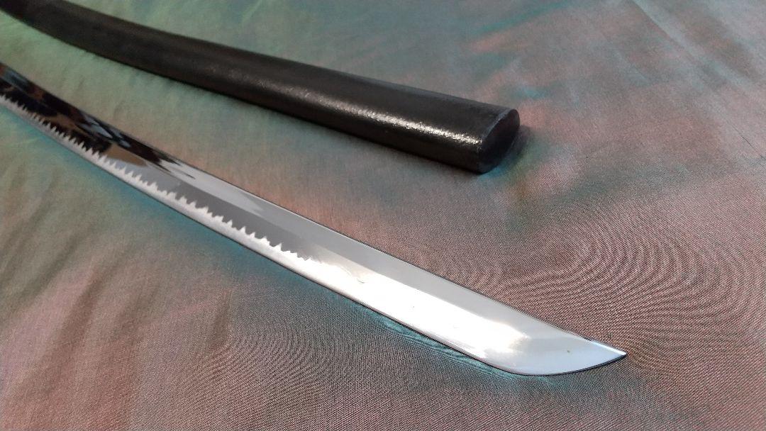 【鶴姫一文字風】模造刀 互の目刃 刀剣 喰出し鍔 模擬刀 sword 上杉謙信
