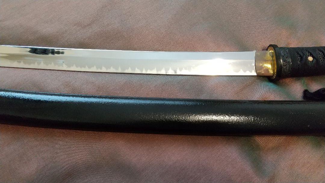 【鶴姫一文字風】模造刀 互の目刃 刀剣 喰出し鍔 模擬刀 sword 上杉謙信