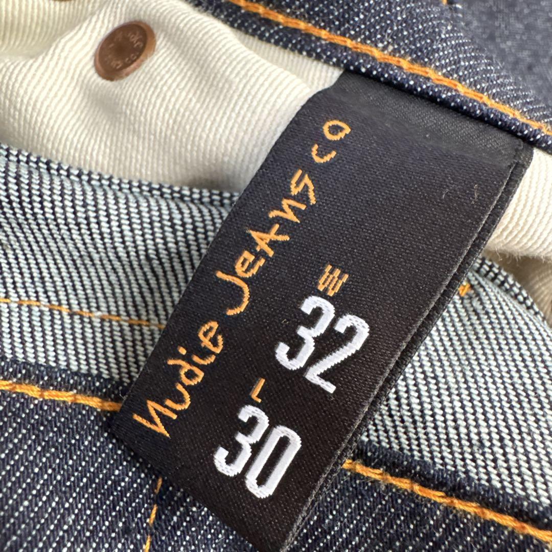 美品　ヌーディージーンズ　リーンディーン　DRY 16 DIPS　濃紺　W32