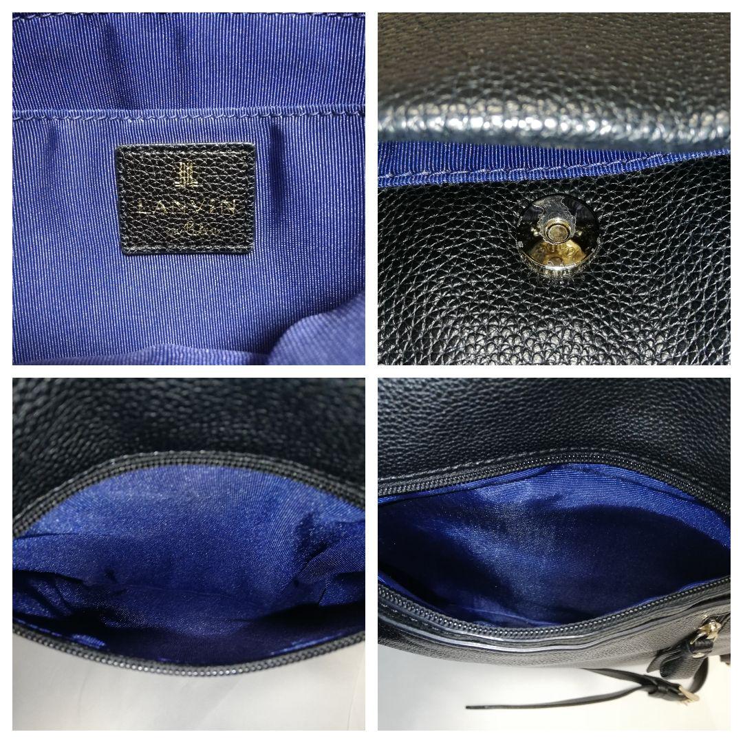 品質保証安い LANVIN エミール 2way トートバッグ リュック ランバン 黒 ブラック 6nrFh-m91593672312 人気SALE大人気