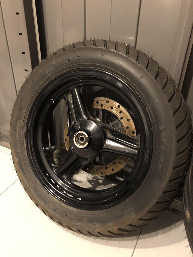 nsr50 nsr80 nsrmini 系タイヤホイール 前後セット