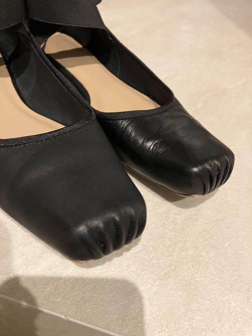 【美品】ETRE TOKYO スクエアトゥストラップバレエシューズ　37