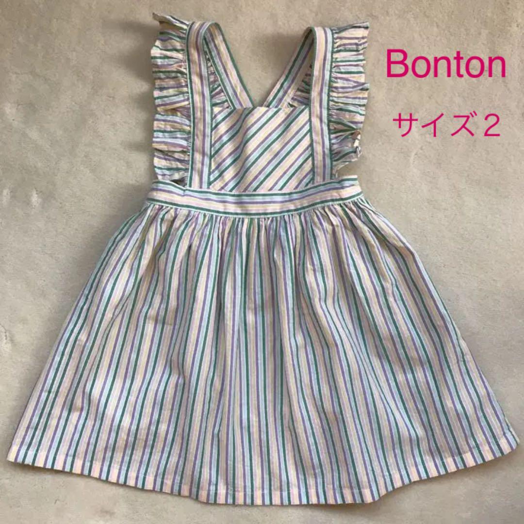 メルカリ Bonton ボントン ワンピース サイズ2 ボンポワン 4 900 中古や未使用のフリマ