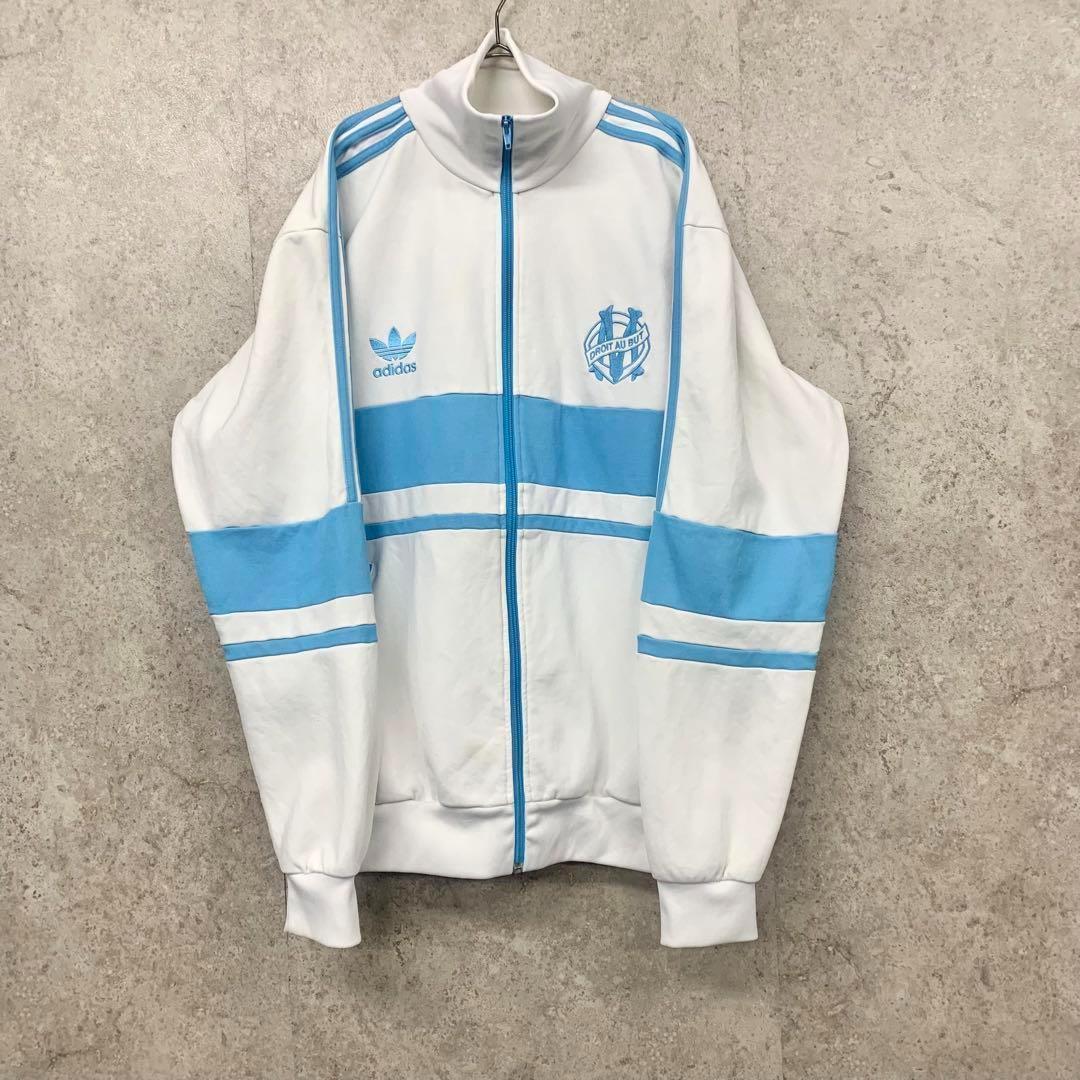 【激レア2XL☆EU輸入90s】アディダス マルセイユ刺繍トラックジャケット