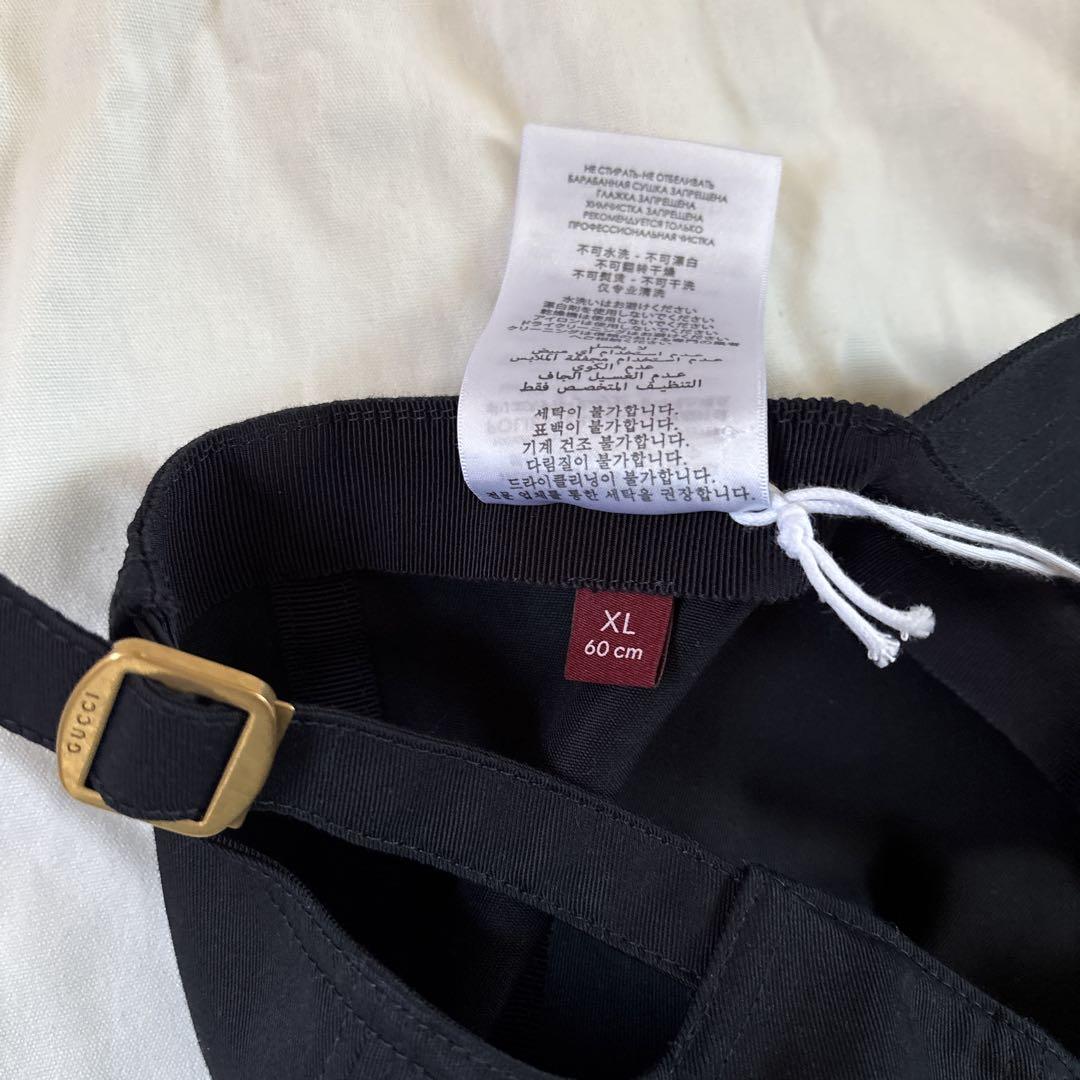 GUCCI ネイビーキャップ XL - メルカリ