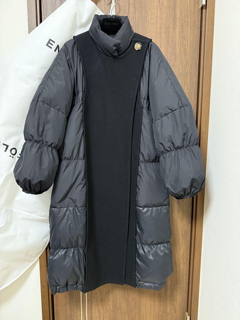 美品 enfold エンフォルド メルトン ダウンコート MELTON 36