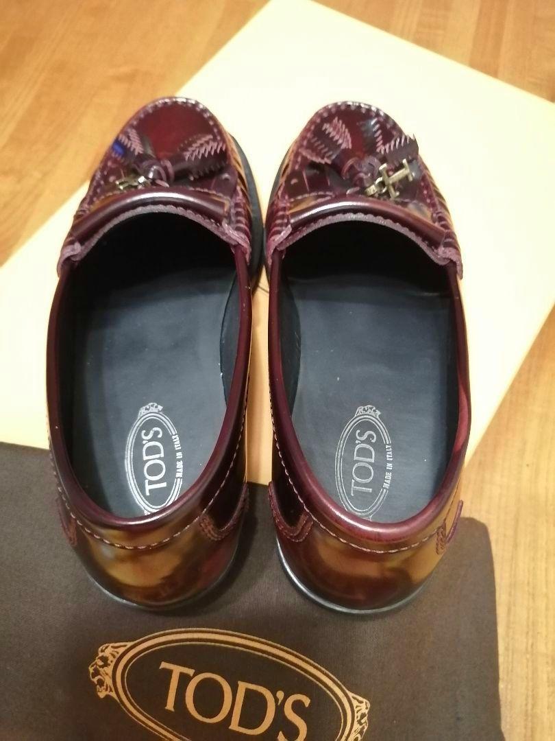 TOD'S◆ローファー◆ボルドー34,5