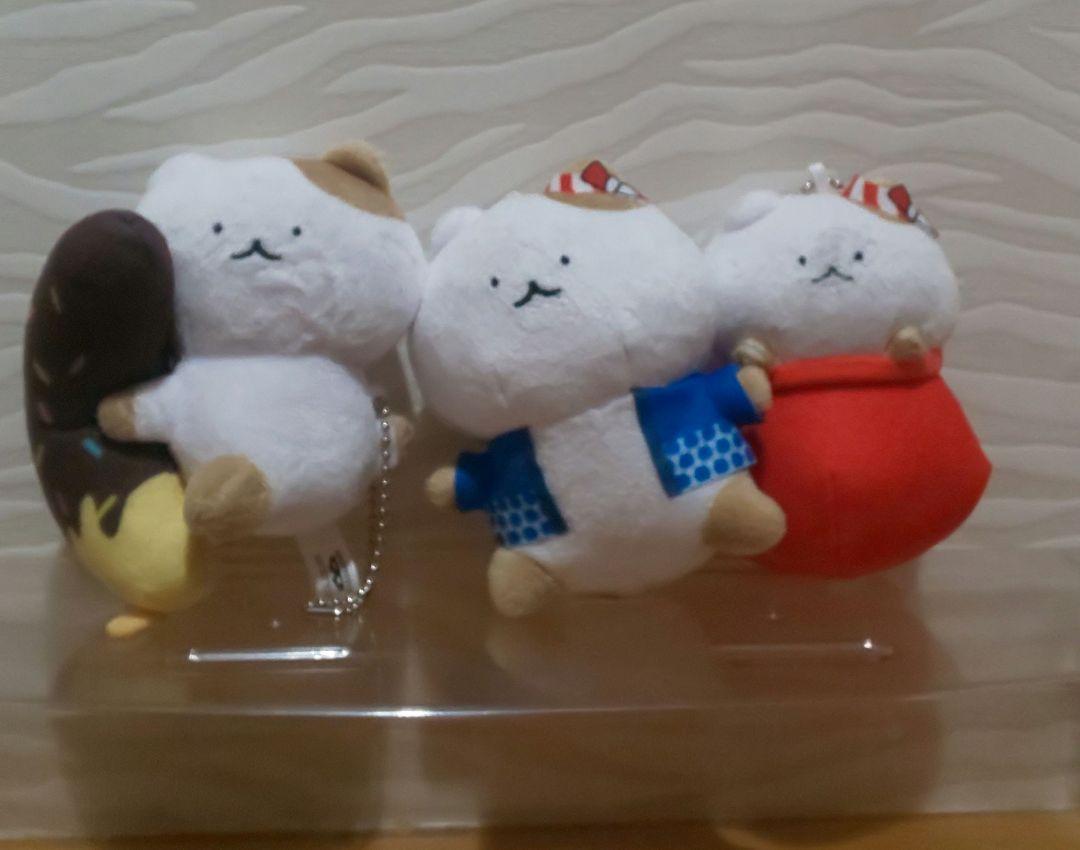 ねこがんばらない カバンに付けられるぬいぐるみ 後の祭りver