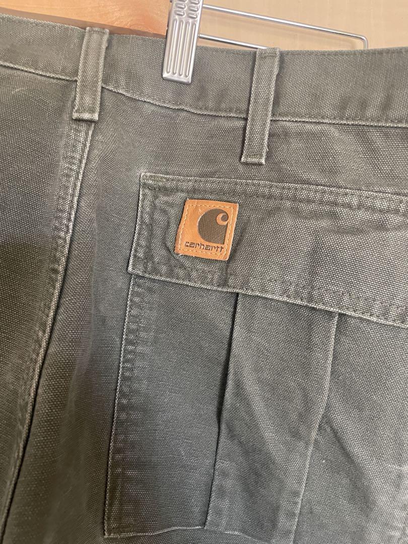 美品　carhartt ペインターパンツ　カーキ　大きめ