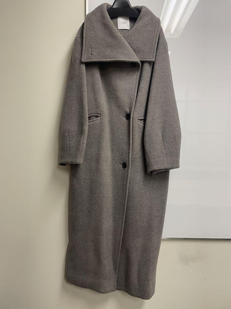 [★]CLANE UP NECK OVER DOUBLE COAT