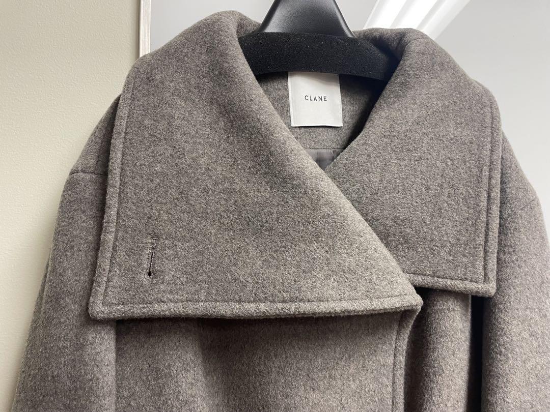 [★]CLANE UP NECK OVER DOUBLE COAT