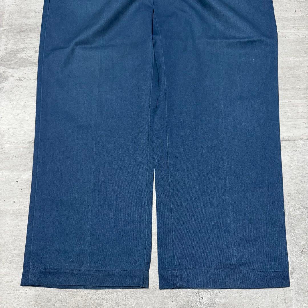 80s USA製 Dickies874 ネイビー チノパン チビタグ W38 紺 80s USA製 Dickies874 ネイビー チノパン チビタグ W38 紺