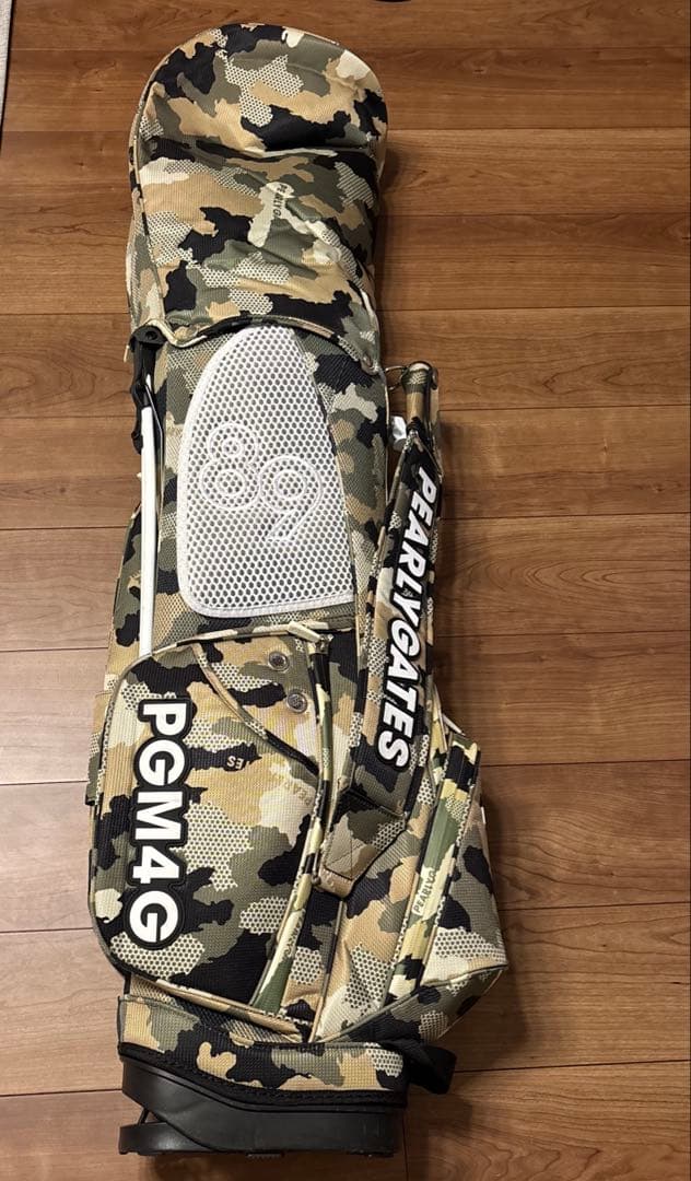 PEARLY GATES カモフラージュ キャディバッグ、5点セット PEARLY GATES カモフラージュ キャディバッグ、5点セット