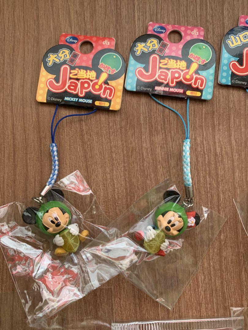 ミッキー　ミニー　ご当地　根付　ストラップ　ディズニー