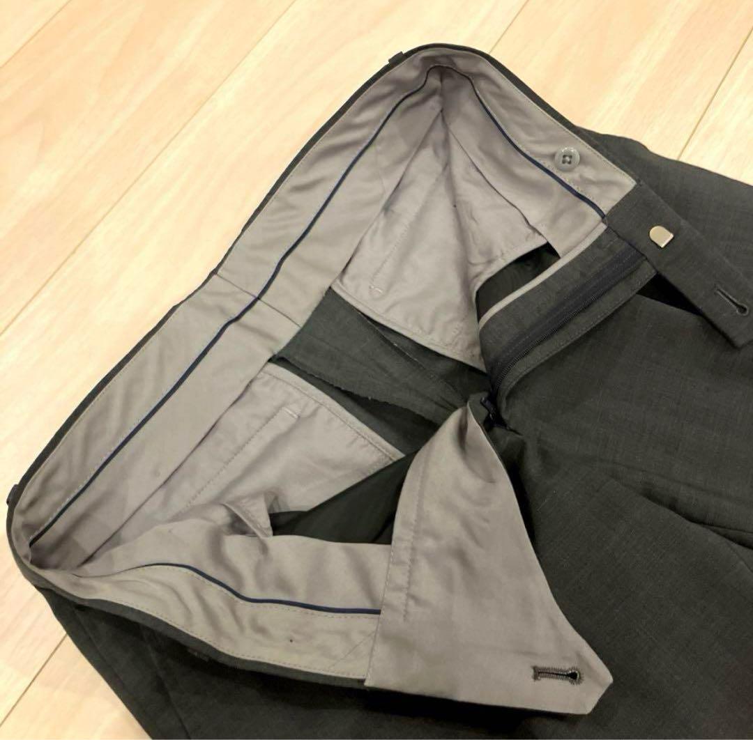 【極美品】アレクサンダージュリアン スリーピース スーツ ウール 無地 グレー