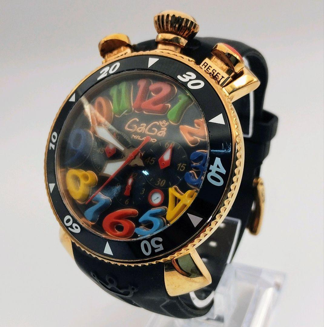 【可動品】GaGa MILANO ガガミラノ MM48 マヌアーレ 腕時計