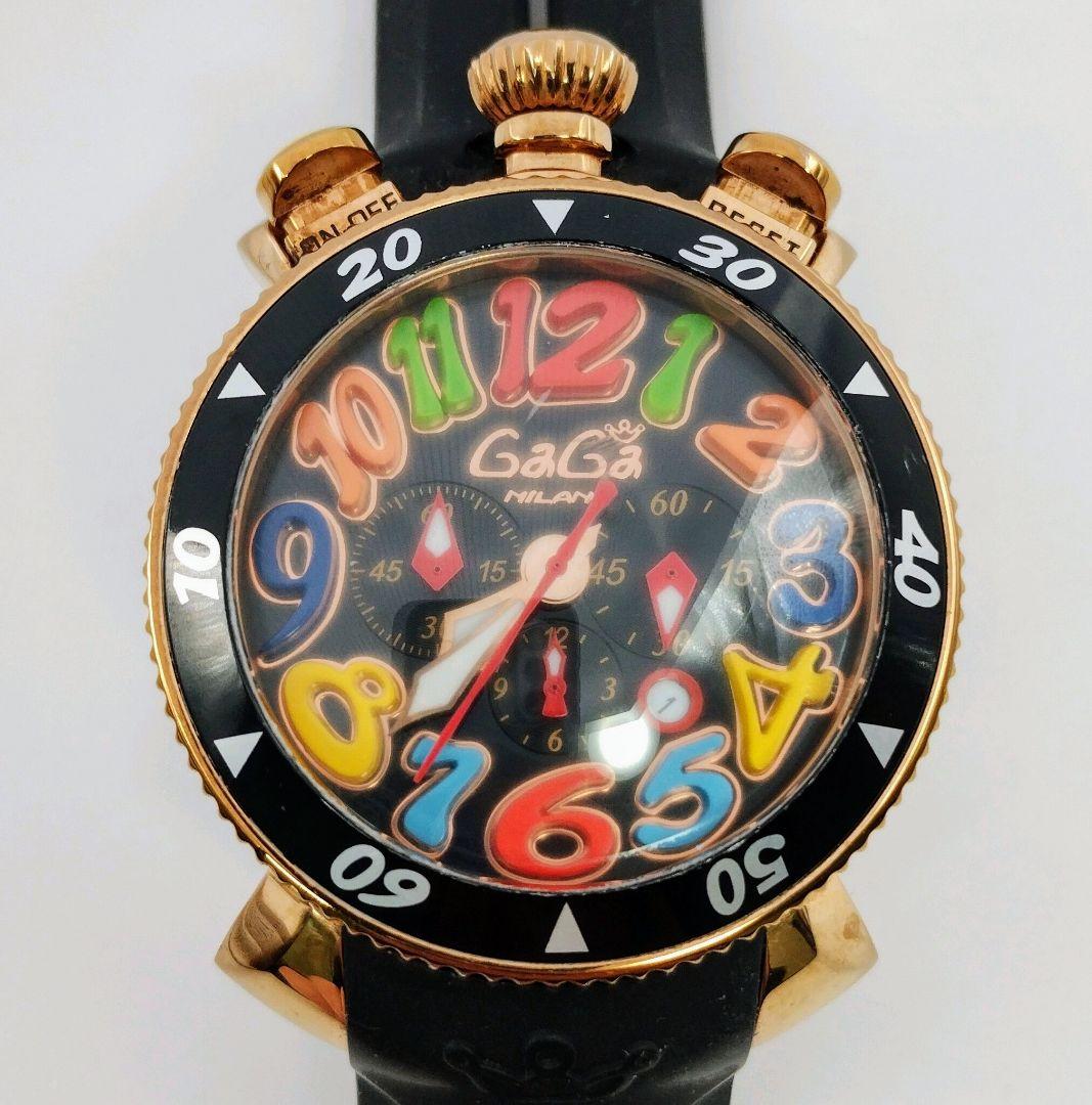 【可動品】GaGa MILANO ガガミラノ MM48 マヌアーレ 腕時計