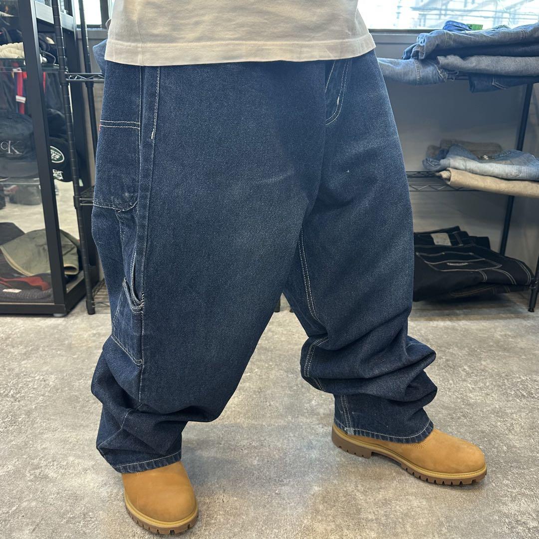 PHAT FARM ファットファーム　　ワイドデニム　ペインターパンツ バギー