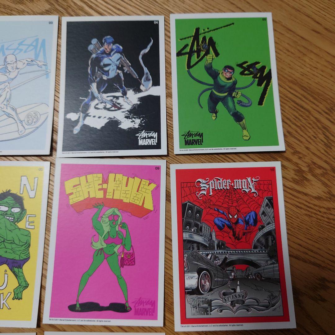STUSSY× MARVEL トレーディング カード ノベルティ - メルカリ STUSSY× MARVEL トレーディング カード ノベルティ - メルカリ