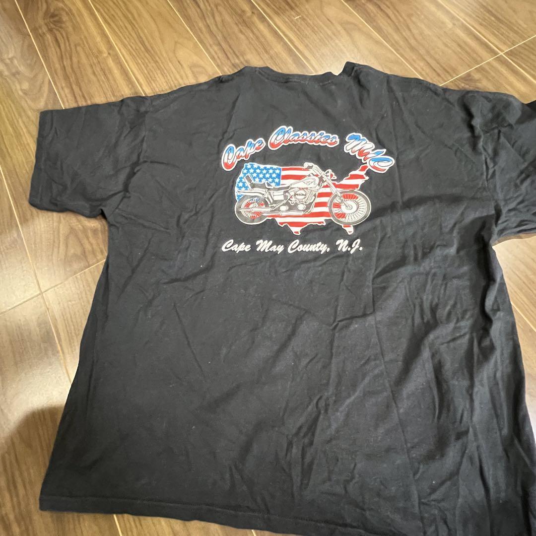 US古着 GILDAN フルーツオブザ・ムーン　半袖 Tシャツ 黒　4枚セット