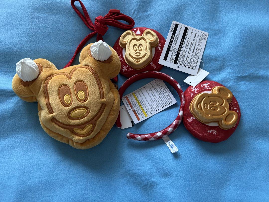東京ディズニーリゾート　ワッフル　カチューシャ　ショルダーバッグ