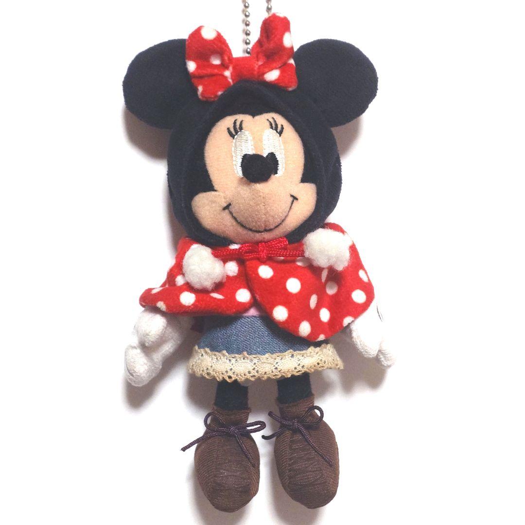 ディズニーリゾート ミニー ポンチョ フード ぬいぐるみバッジ