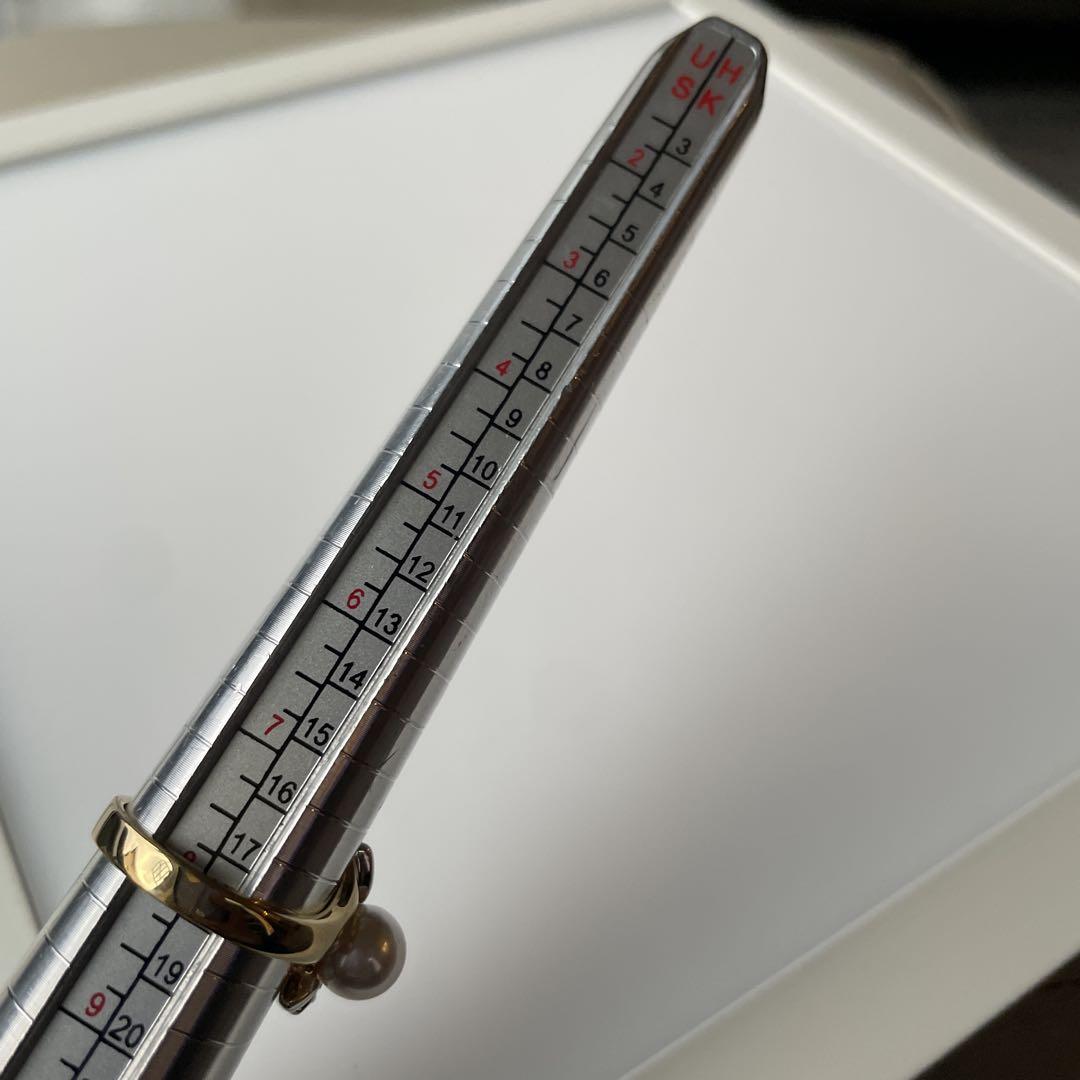 パール　2トーン　リング　TASAKI？