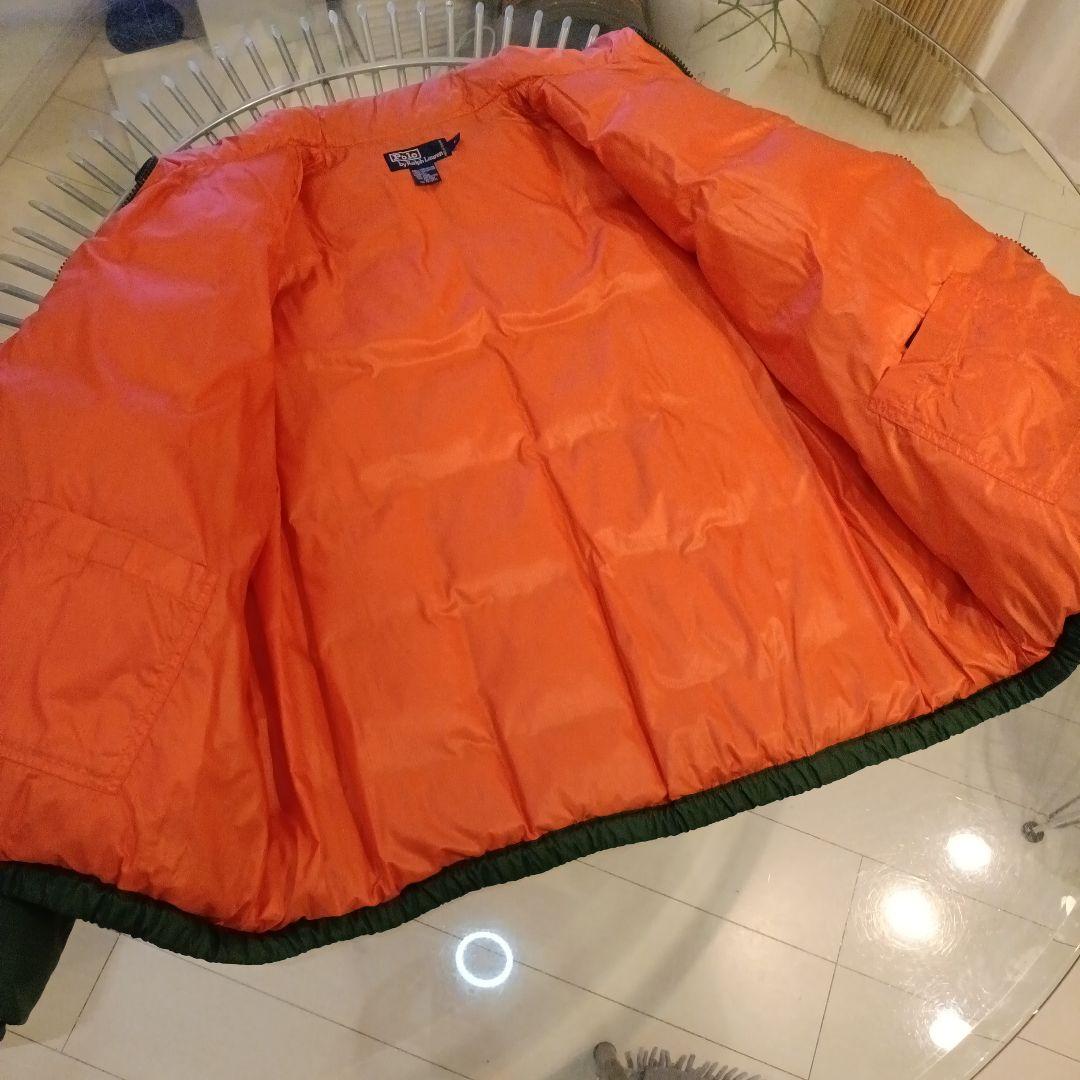 90's ポロバイラルフローレン ダウンジャケット L ポロスポーツロゴ 90's ポロバイラルフローレン ダウンジャケット L ポロスポーツロゴ