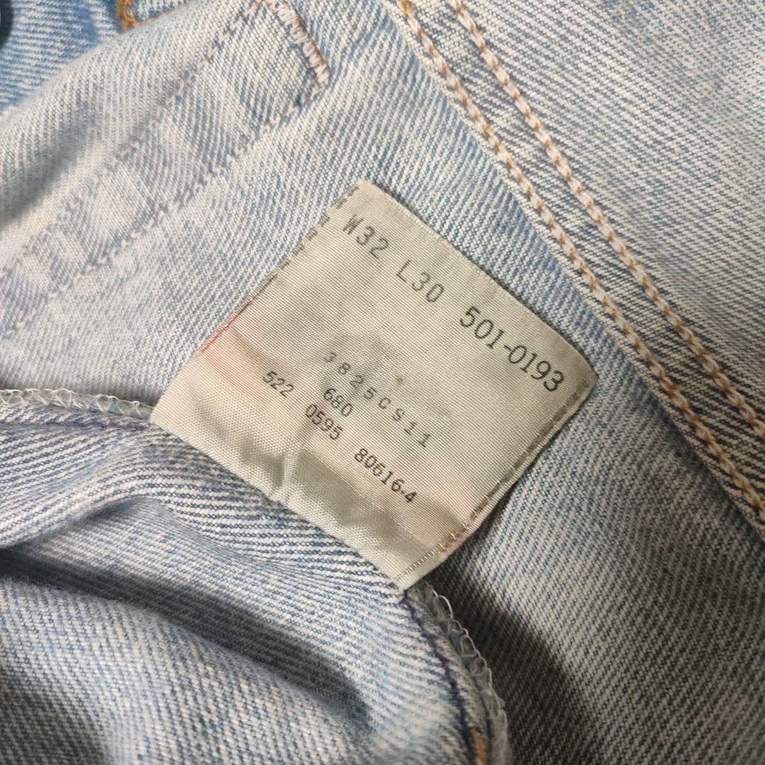 LEVI'S 501W32ストレート1986年ボタン開/No.522エルパソUS