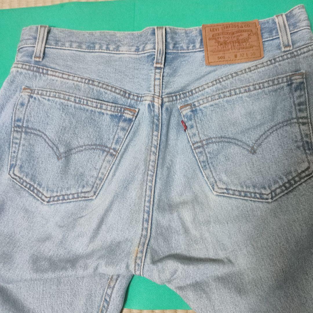 LEVI'S 501W32ストレート1986年ボタン開/No.522エルパソUS