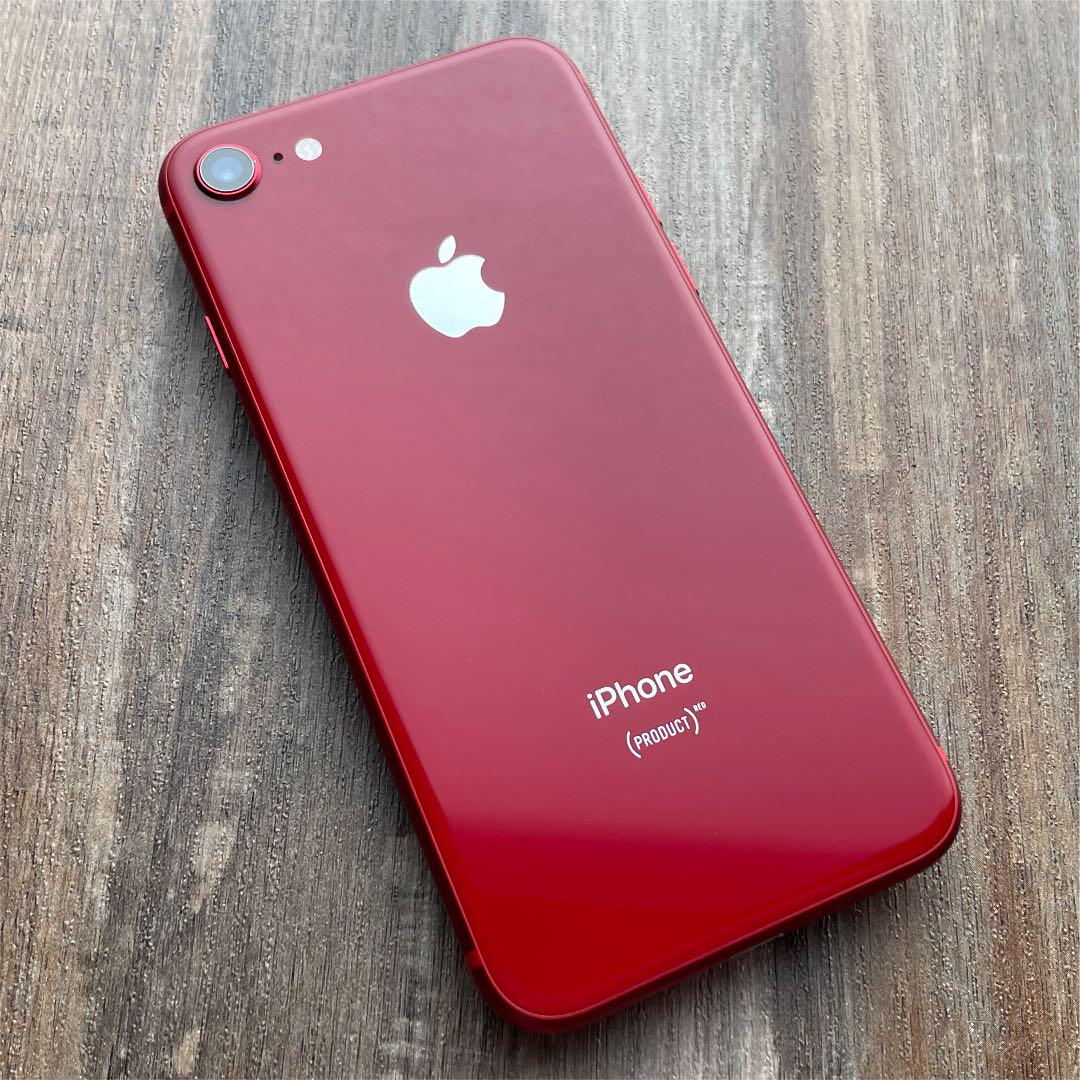 ください iPhone - SIMフリー iPhone 8 64GB red 美品の通販 by 白鳥のクリスタルリング 美品 iPhone8本体 SIMフリー スマートフォン本体
