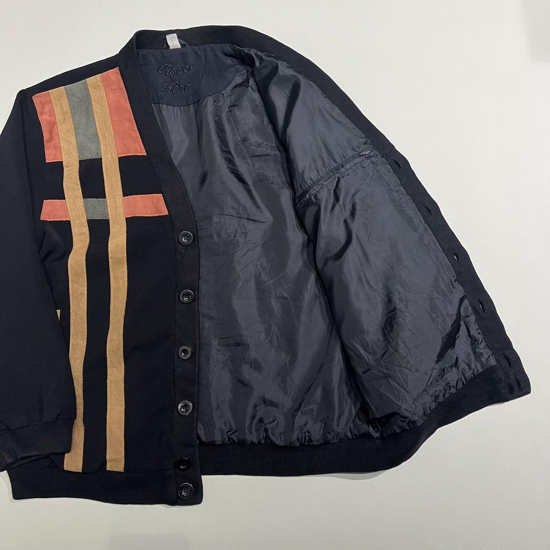 トップス Roger Kent switching Euro cardigan