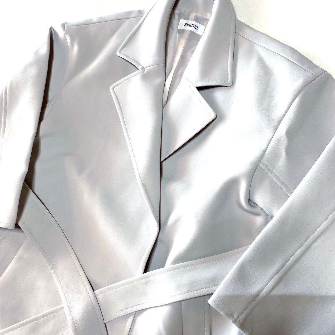 スペシャル価格 スナイデル トレンチコート グレー リボン付き 正規店 アウター スペシャル価格 スナイデル トレンチコート グレー リボン付き 正規店 アウター