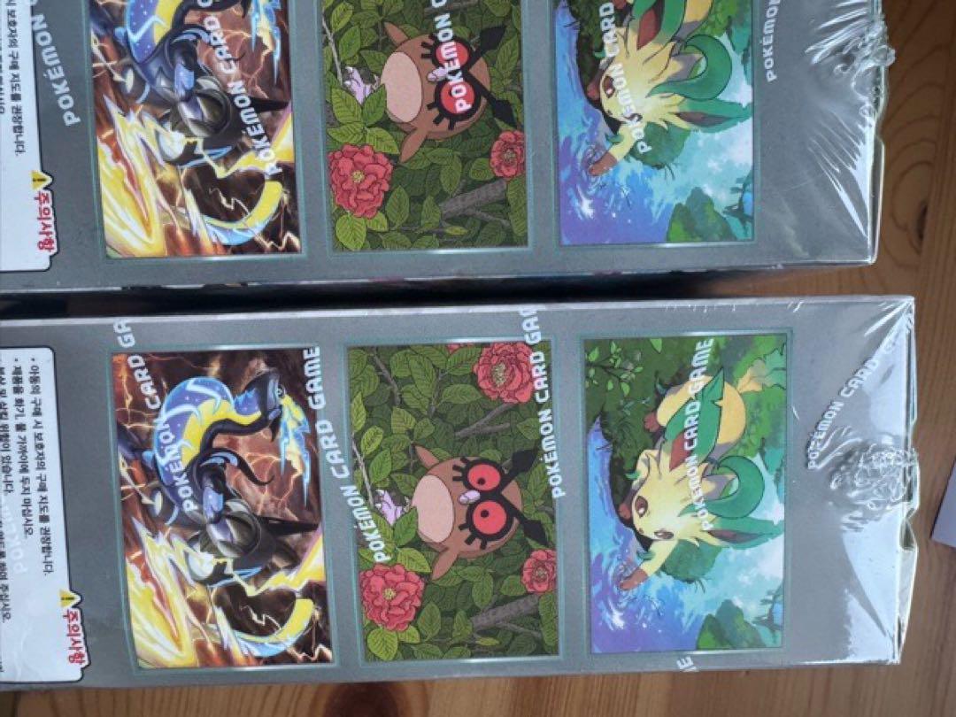韓国語 ハングル語 テラスタルフェスex ポケモンカード 2つ box