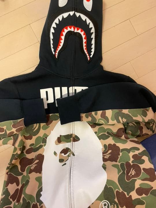 A BATHING APE × PUMA パーカー | alfasaac.com