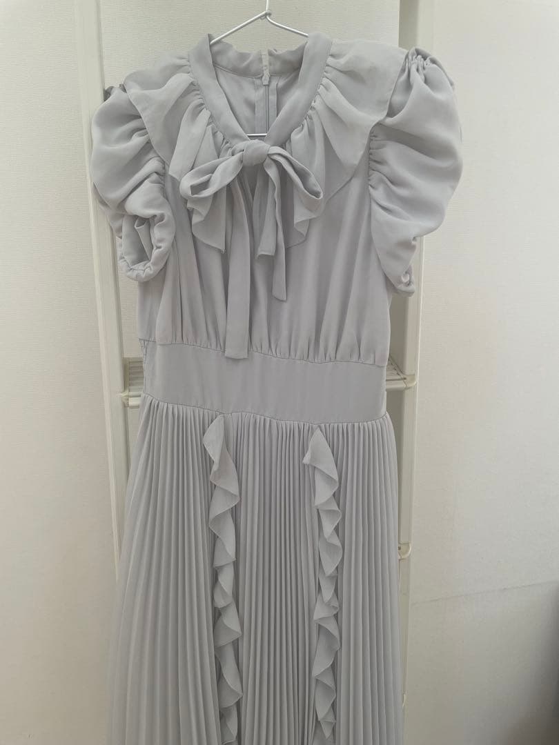 ワンピース Rose muse Chiffon pleated dress RoseMuse chiffon pleated dress