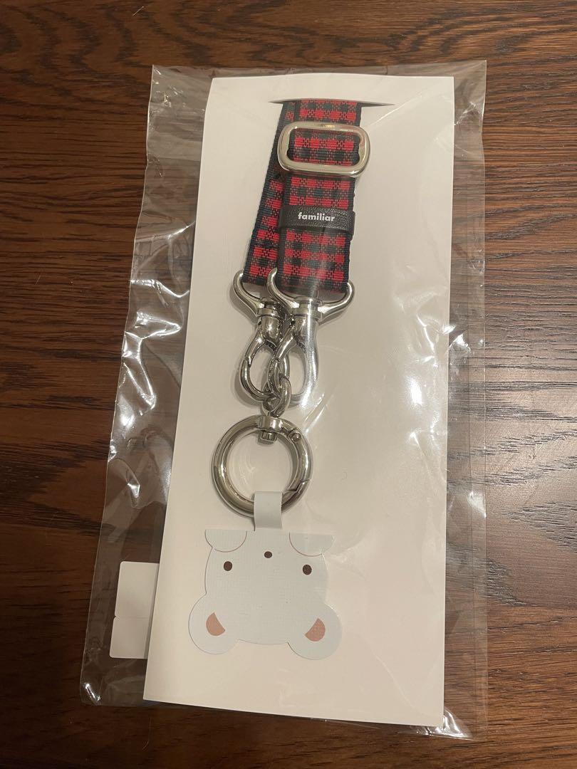 ☆新品☆ファミリア　スマホショルダーストラップ　赤