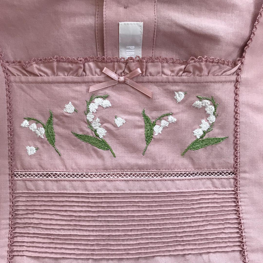 ピンクハウス　鈴蘭刺繍　ロングワンピース