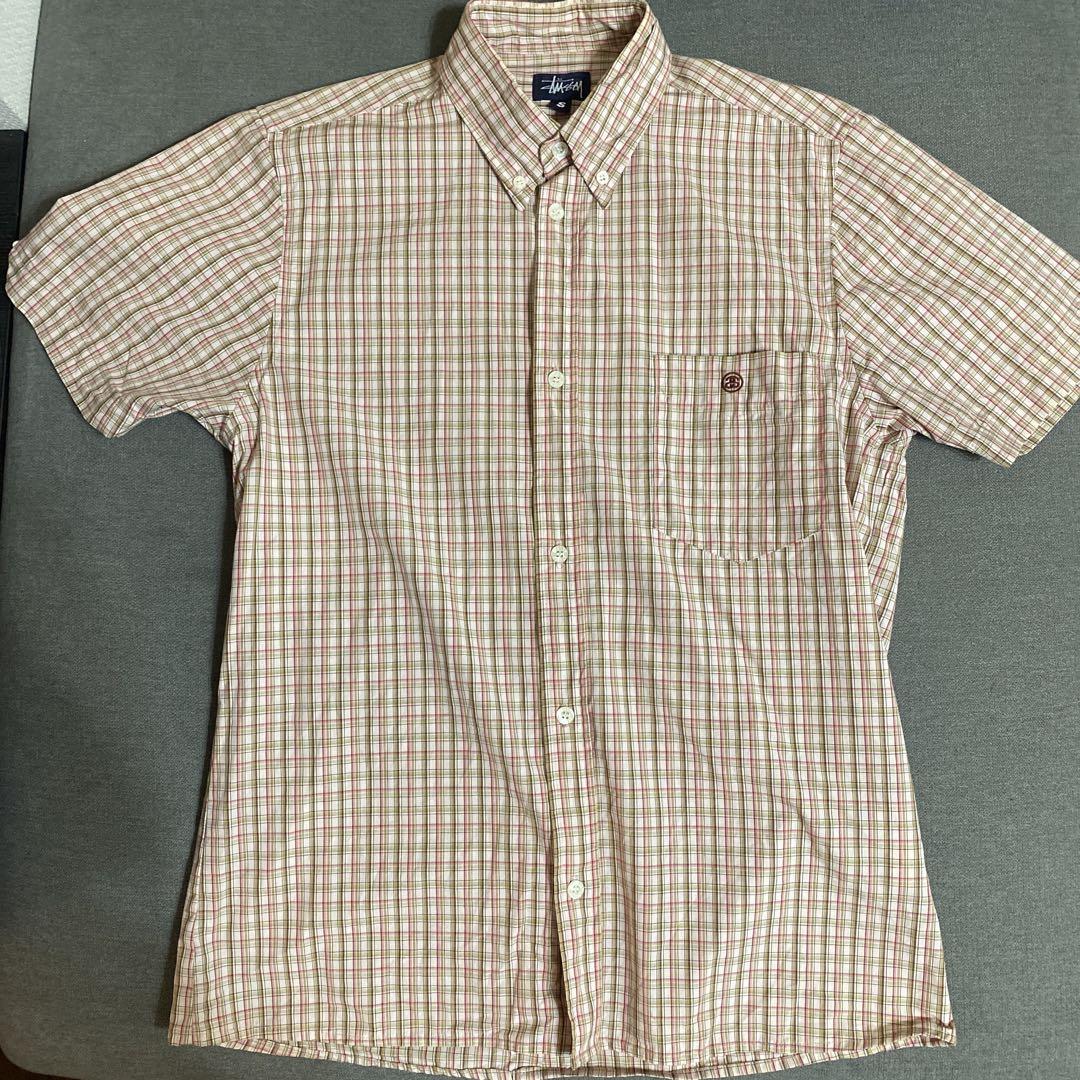 Stussy チェック柄 半袖シャツ S