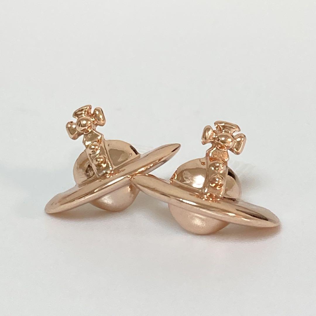 Vivienne Westwood ソリッドオーブピアス ピンクゴールド