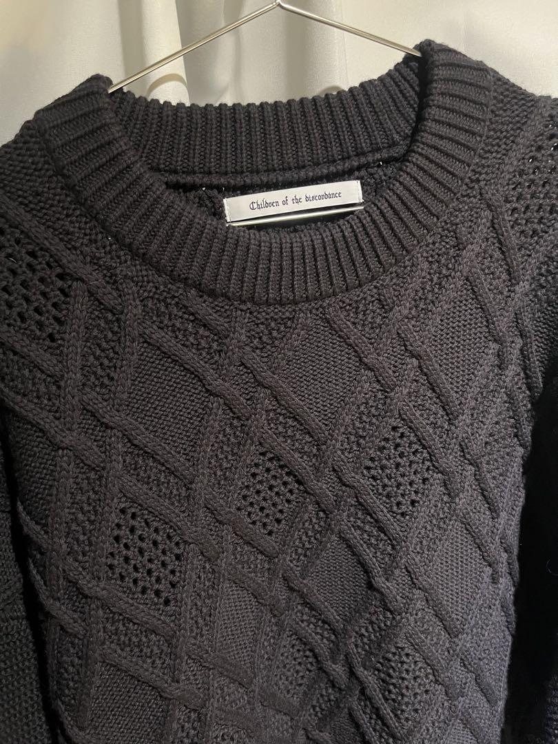 トップス GRATE TEX MESH KNIT PULLOVER
