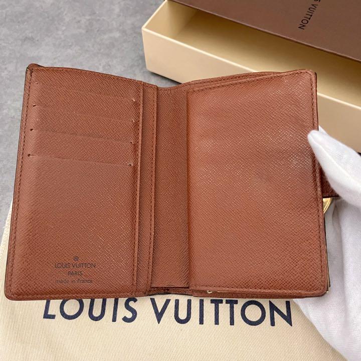 ルイヴィトン　ポルトモネビエ　ヴィエノワ　がま口財布　折財布　モノグラム - 4