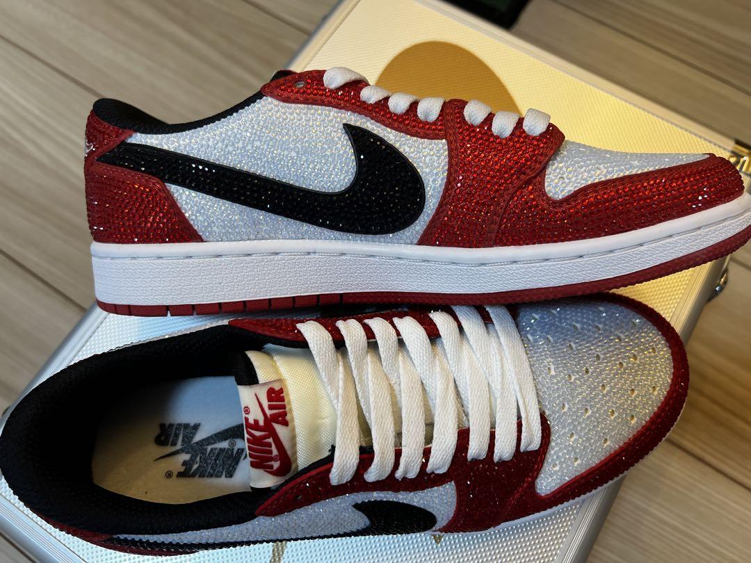 NIKE ナイキ　JORDAN 1 low ジョーダン1 ラインストーン NIKE（ナイキ） JORDAN 1 low ジョーダン1 ラインストーン
