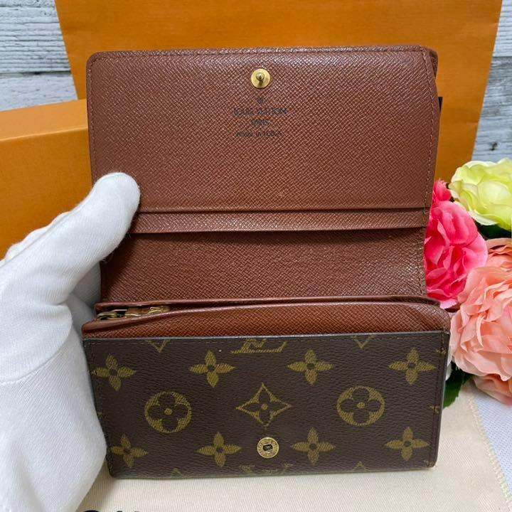 美品✨ルイ 二つ折り 財布 7Rrv0-m91646242154 ヴィトン✨ポルトモネビエ トレゾール 2022新款