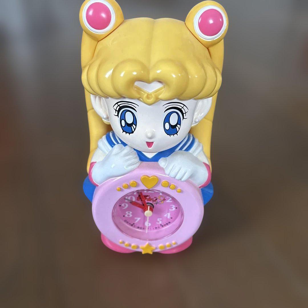 セーラームーン 目覚まし時計　平成レトロ　おもちゃ　当時物