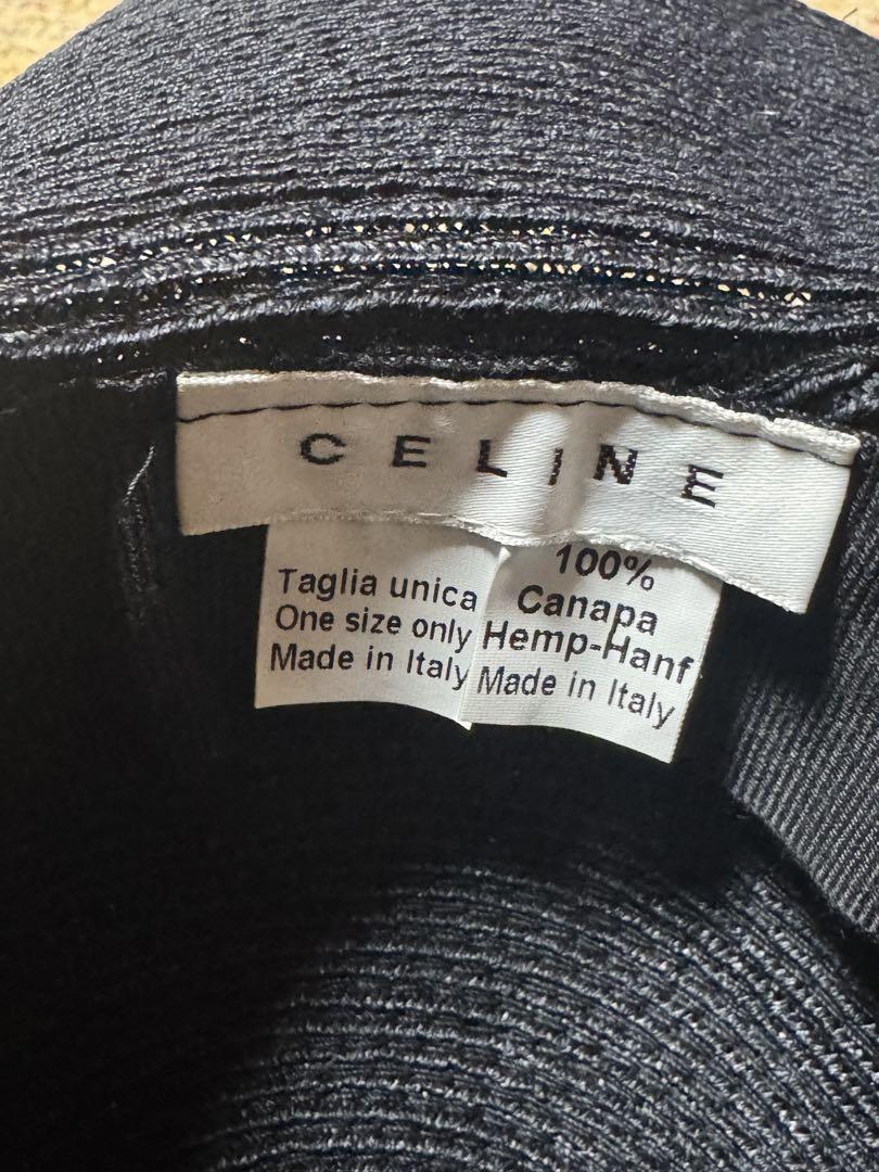 CELINE ヘンプ ハット ワンサイズ