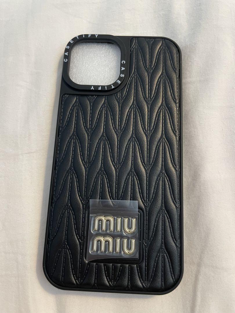 【新品未使用】Miu Miu iPhone15Pro ケース ブラック 楽天市場】MIUMIU ミュウミュウ iPhone 15 Pro 専用ケース