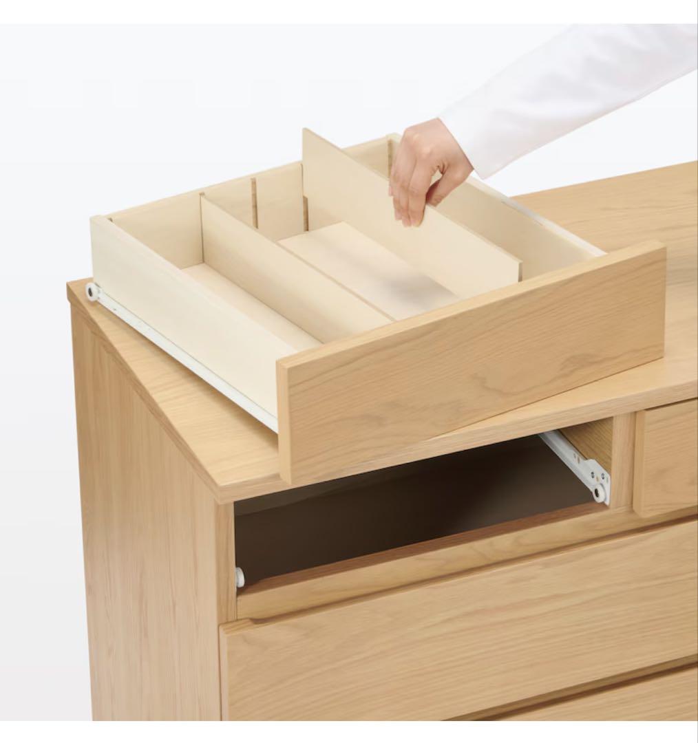【特別セール品】 ピザさん専用/6月までお値下げ！【無印良品】木製チェスト4段 チェスト・タンス