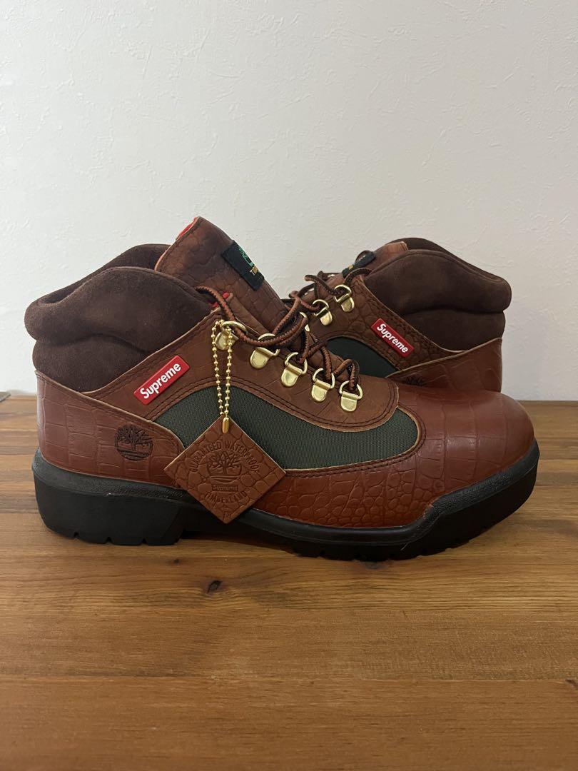新品:27.5:Supreme × Timberland Field Boot