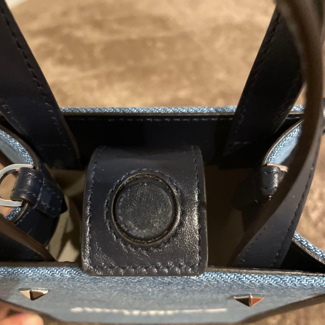 JIMMY CHOO MINI N/S TOTE デニム ショルダーバッグ♡ - メルカリ